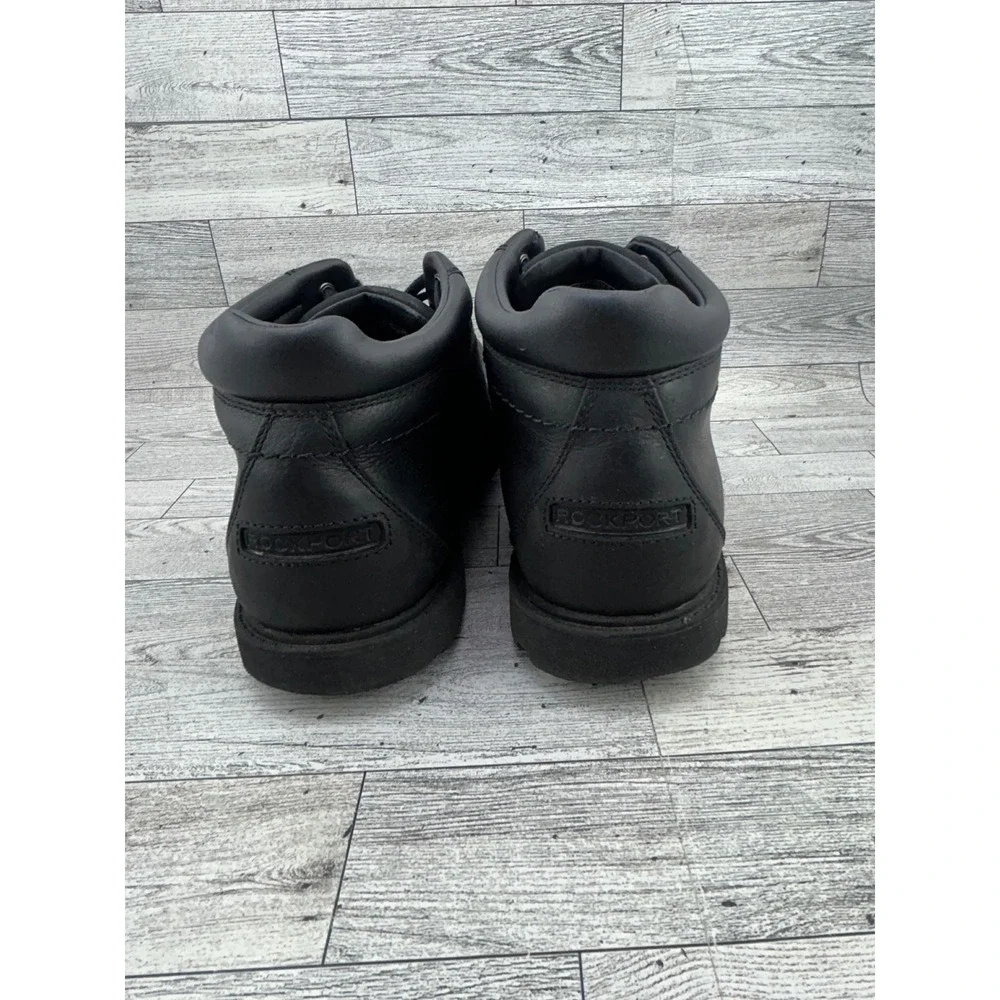 Rockport Storm Surge Mens 9.5 Black Leather‎ Waterproof Chukka Boots CH4053